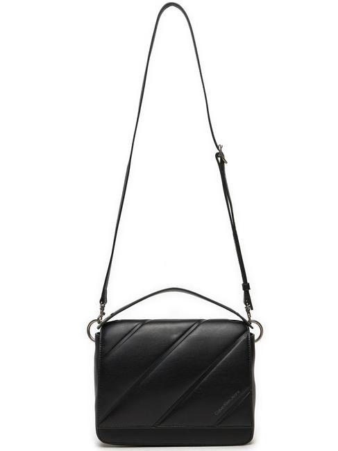 LINE QUILT  Hand bag, with shoulder strap pvh black - Women’s Bags
