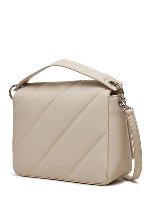 LINE QUILT  Hand bag, with shoulder strap eggshell - Women&rsquo;s Bags