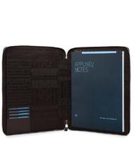 PIQUADRO clipboard CARY line, in leather MORO - Tablet holder& Organizer - 2