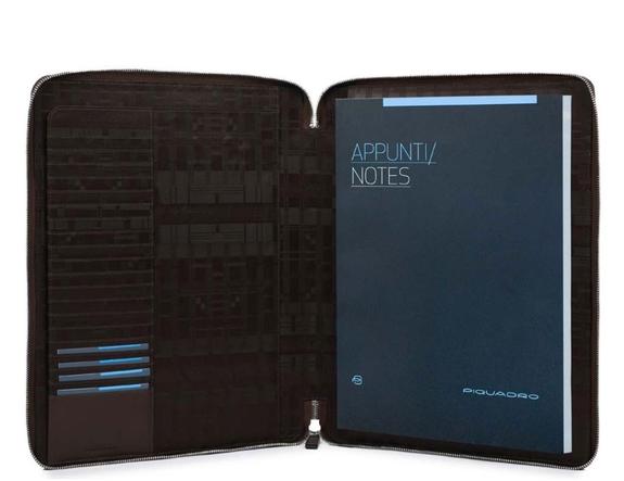 clipboard CARY line, in leather Black - Tablet holder& Organizer