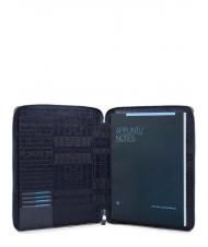 PIQUADRO clipboard CARY line, in leather - Tablet holder& Organizer