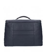 PIQUADRO CAMPIONARIO -  NABUCCO Leather briefcase, 15.6 "pc holder blue - Work Briefcases - 3