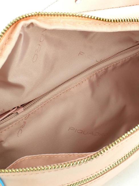 CAMPIONARIO -  BLUE SQUARE Leather belt bag ROSA - Hip pouches