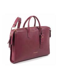 PIQUADRO CAMPIONARIO - GEA  15.6" leather laptop briefcase - Work Briefcases