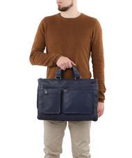 PIQUADRO CAMPIONARIO - TALLIN Laptop backpack 15 " blue - Work Briefcases - 7