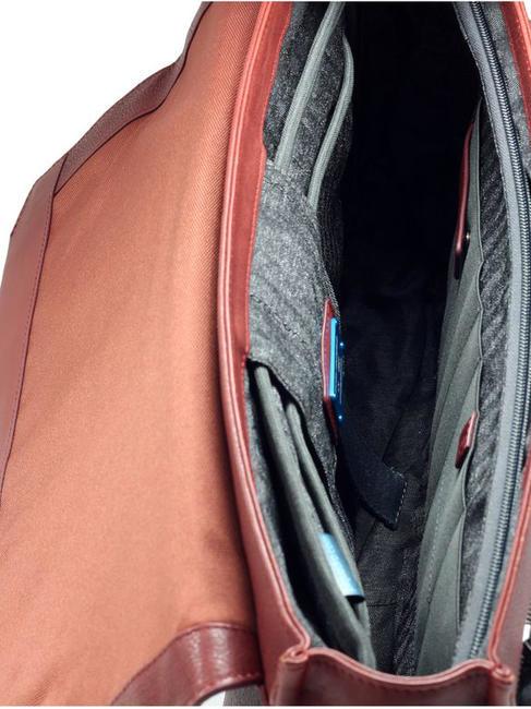 CAMPIONARIO - MARTIN  Expandable 15.6" PC briefcase LEATHER - Work Briefcases