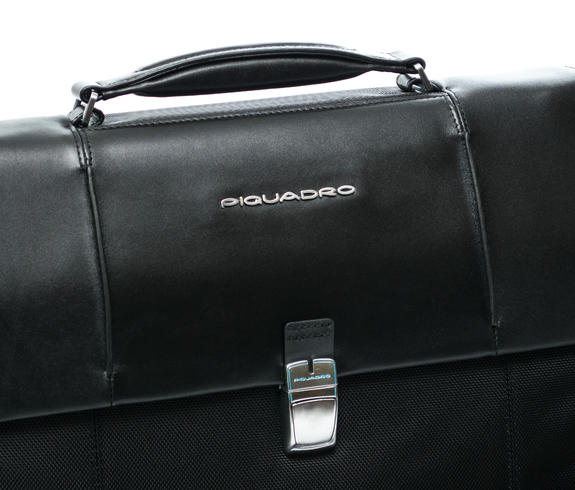 briefcase LINK 2, 13&rdquo; PC case, expandable Black - Work Briefcases