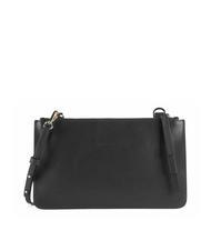 PIQUADRO CAMPIONARIO - GEA  Leather clutch bag Black - Women&rsquo;s Bags - 5
