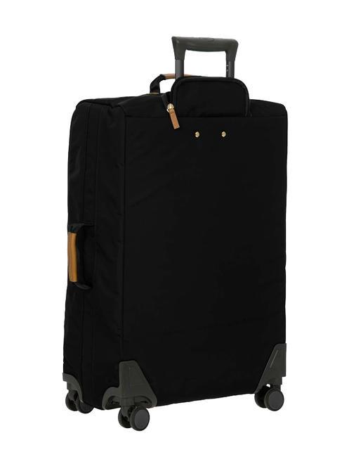 X-COLLECTION Medium-large size trolley Black - Semi-rigid Trolley Cases