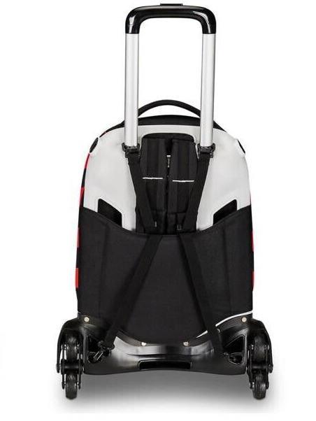 PATH OF VICTORY 3 in 1 trolley backpack, detachable Black - Backpack trolleys