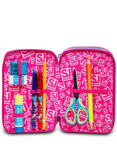 HEART LOLLY Pencil case with complete school kit chiffon - Cases and Accessories