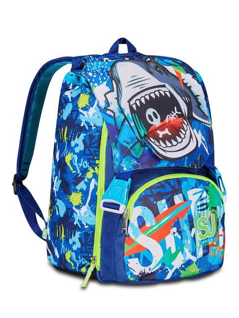 SHARKSTORY Double backpack BLUE PRINT - Kids bags and accessories