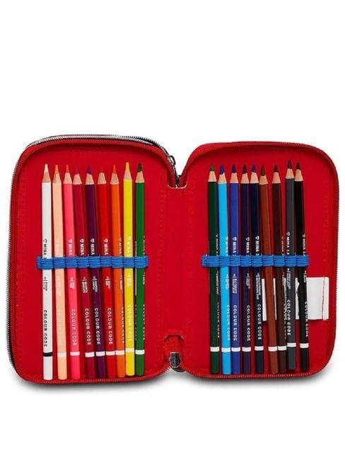 WEBBED WONDER Pencil case with complete school kit Bluedeep - Cases and Accessories