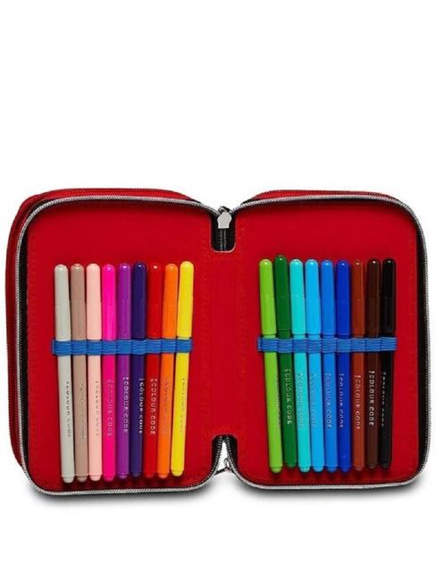 WEBBED WONDER Pencil case with complete school kit Bluedeep - Cases and Accessories