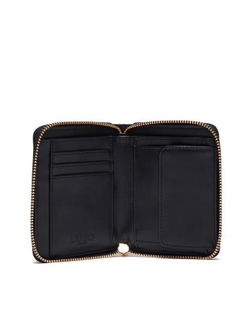 MANHATTAN Medium zip around wallet BLACK - Women’s Wallets