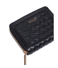 LIUJO MANHATTAN Medium zip around wallet BLACK - Women’s Wallets - 3