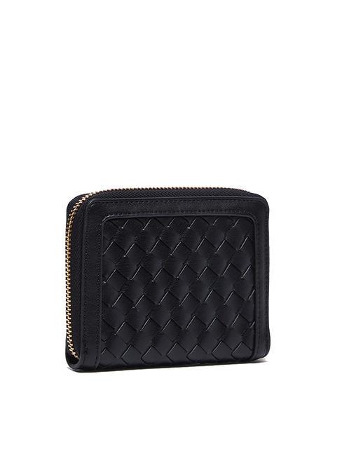 MANHATTAN Medium zip around wallet BLACK - Women’s Wallets