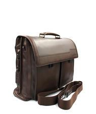 PIQUADRO WOSTOK 15.6" leather laptop briefcase - Work Briefcases