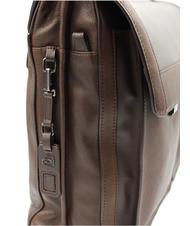 PIQUADRO CAMPIONARIO - WOSTOK 15.6" leather laptop briefcase MORO - Work Briefcases - 3