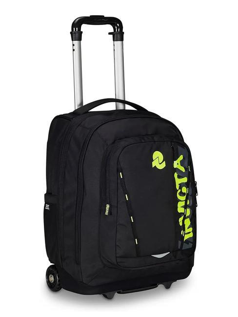 BUMP GRS CAMBIA COLORE 14" laptop trolley backpack with 2 wheels black/yellow - Backpack trolleys