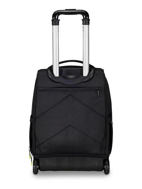 BUMP GRS CAMBIA COLORE 14" laptop trolley backpack with 2 wheels black/yellow - Backpack trolleys
