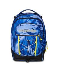 INVICTA PLUS GRS FANTASY Detachable trolley backpack blue shibori - Backpack trolleys - 2