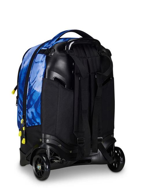 PLUS GRS FANTASY Detachable trolley backpack blue shibori - Backpack trolleys