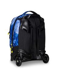 INVICTA PLUS GRS FANTASY Detachable trolley backpack blue shibori - Backpack trolleys - 4