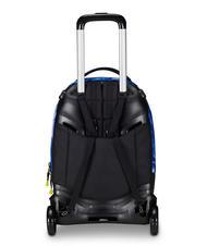 INVICTA PLUS GRS FANTASY Detachable trolley backpack blue shibori - Backpack trolleys - 5
