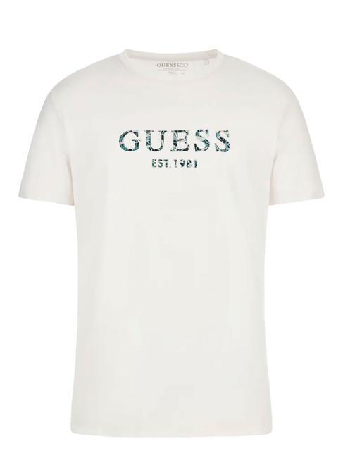 SS CN IRIDESCENT Stretch cotton T-shirt purwhite - T-shirt