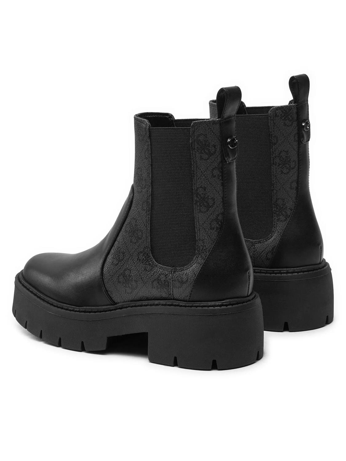 Guess Shuze Slip On Chelsea Boots Black Coal Buy At Outlet Prices