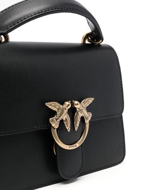 MINI LOVE BAG Bag with handle black-antique gold - Women’s Bags