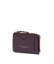 GIANNI CHIARINI CALF Flat leather wallet plum - Women’s Wallets - 3
