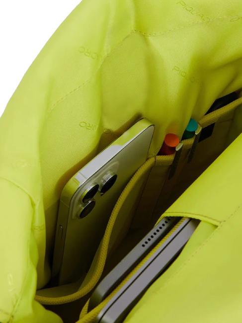 CORNER SPECIALE GOMMATO Roll-top backpack for 15.6" laptop GREEN - Laptop backpacks