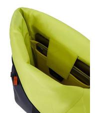 PIQUADRO CORNER SPECIALE GOMMATO Roll-top backpack for 15.6" laptop GREEN - Laptop backpacks - 5