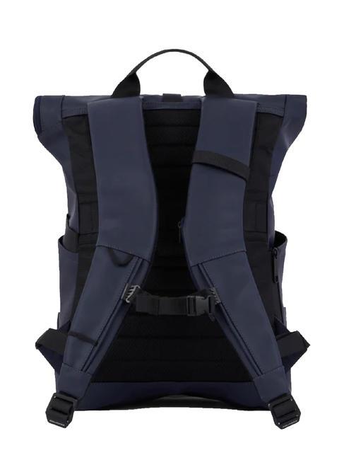 CORNER SPECIALE GOMMATO Roll-top backpack for 15.6" laptop blue - Laptop backpacks