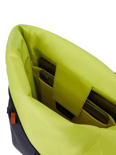 CORNER SPECIALE GOMMATO Roll-top backpack for 15.6" laptop blue - Laptop backpacks