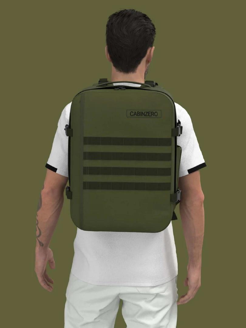 Cabinzero Military 36L Hand Luggage Backpack Military Green Buy At Outlet Prices