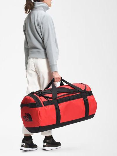 BASE CAMP L Backpack bag tnf red-tnf bla - Duffle bags