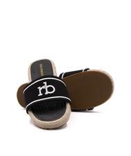 ROCCOBAROCCO RB Canvas slipper black - Women’s shoes - 5