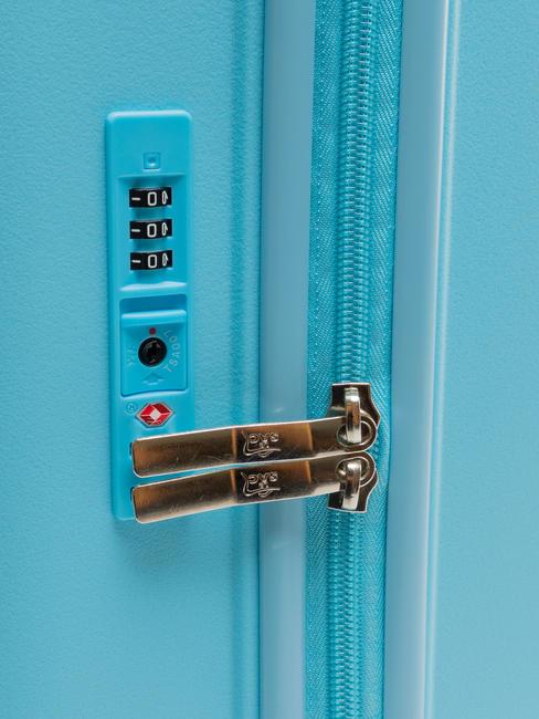 LIGHT POP 1 Hand luggage trolley water blue - Hand luggage