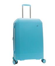 LESAC LIGHT POP 1 Medium expandable trolley water blue - Rigid Trolley Cases - 3