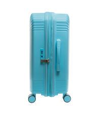 LESAC LIGHT POP 1 Medium expandable trolley water blue - Rigid Trolley Cases - 4