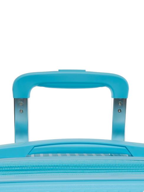 LIGHT POP 1 Medium expandable trolley water blue - Rigid Trolley Cases
