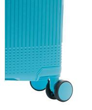 LESAC LIGHT POP 1 Medium expandable trolley water blue - Rigid Trolley Cases - 9