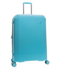 LESAC LIGHT POP 1 Large expandable trolley water blue - Rigid Trolley Cases - 3