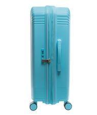 LESAC LIGHT POP 1 Large expandable trolley water blue - Rigid Trolley Cases - 4
