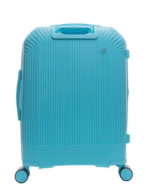 LIGHT POP 1 Trolley set: cabin+medium and large expandable water blue - Trolley Set