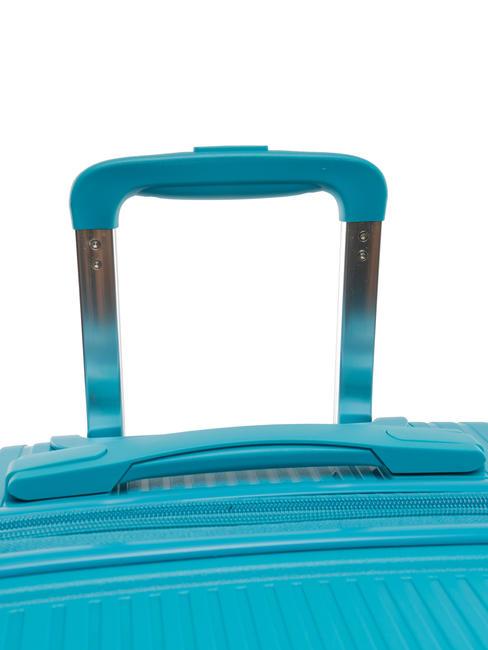 LIGHT POP 1 Medium expandable trolley fashion blue - Rigid Trolley Cases