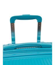LESAC LIGHT POP 1 Medium expandable trolley fashion blue - Rigid Trolley Cases - 8